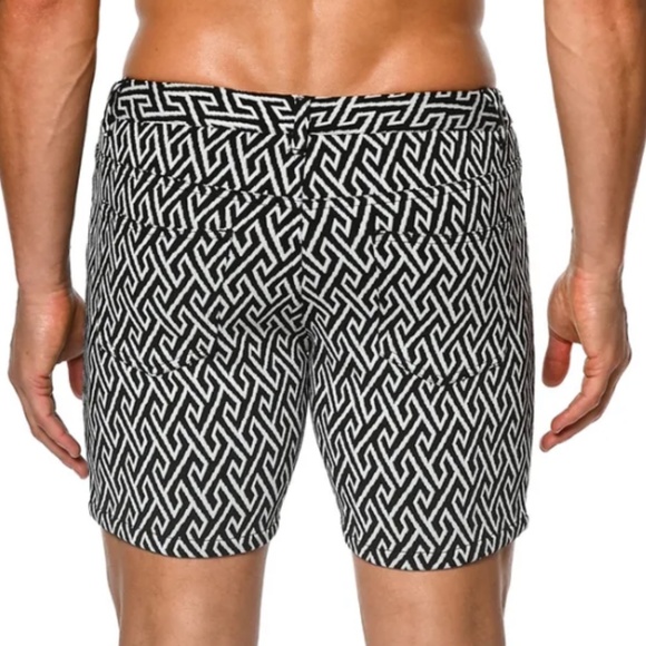 ST33LE MAZE JACQUARD KNIT 5" INSEAM JEANS SHORT - Picture 2 of 5